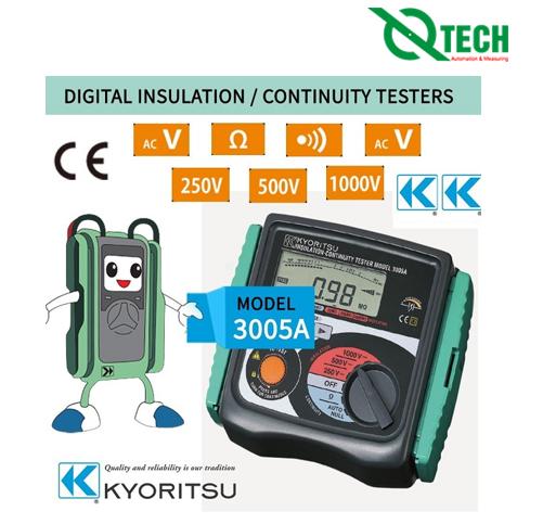 Máy đo điện trở cách điện Kyoritsu 3005a